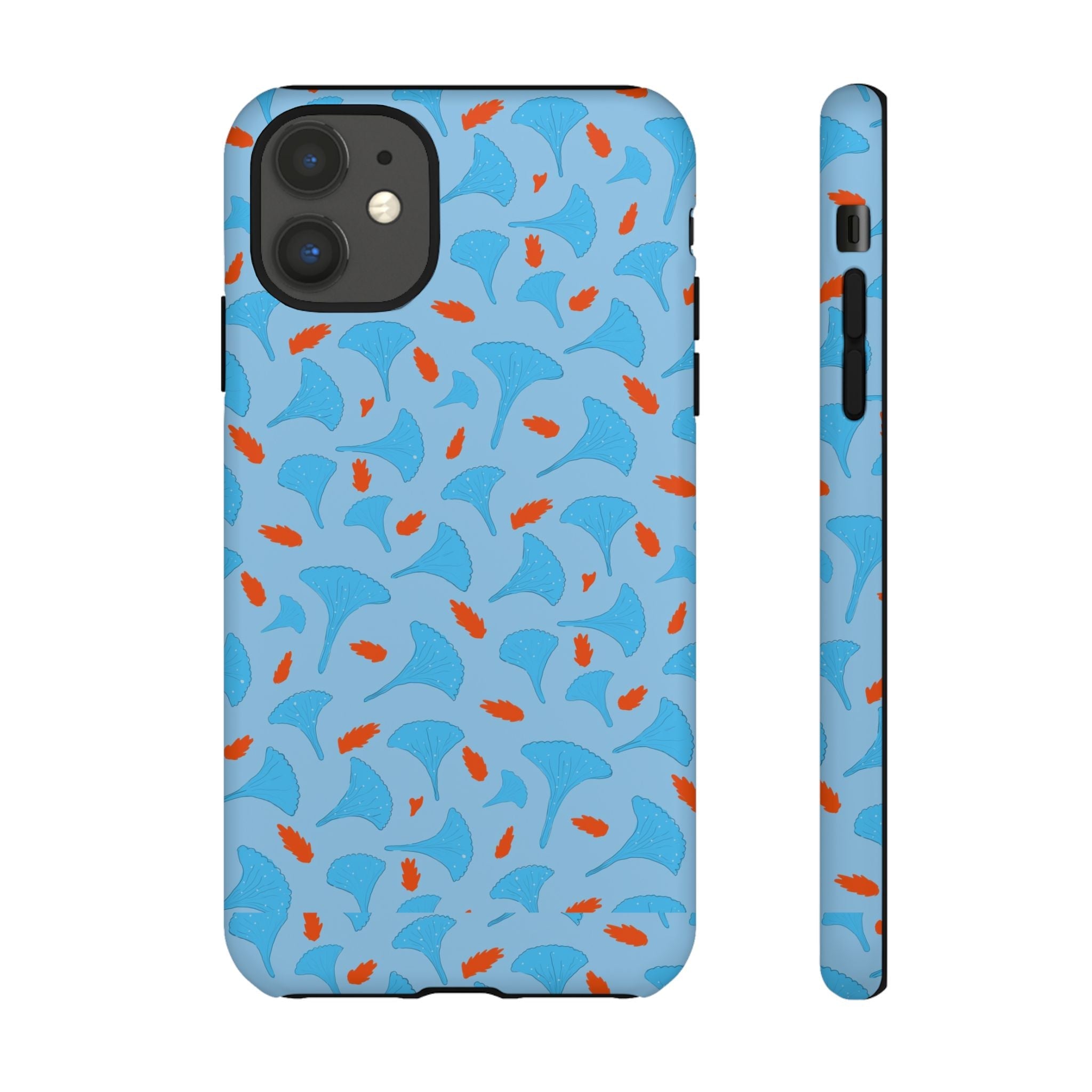 Blue Orange Odd Shape Themed Tough Cases Printify