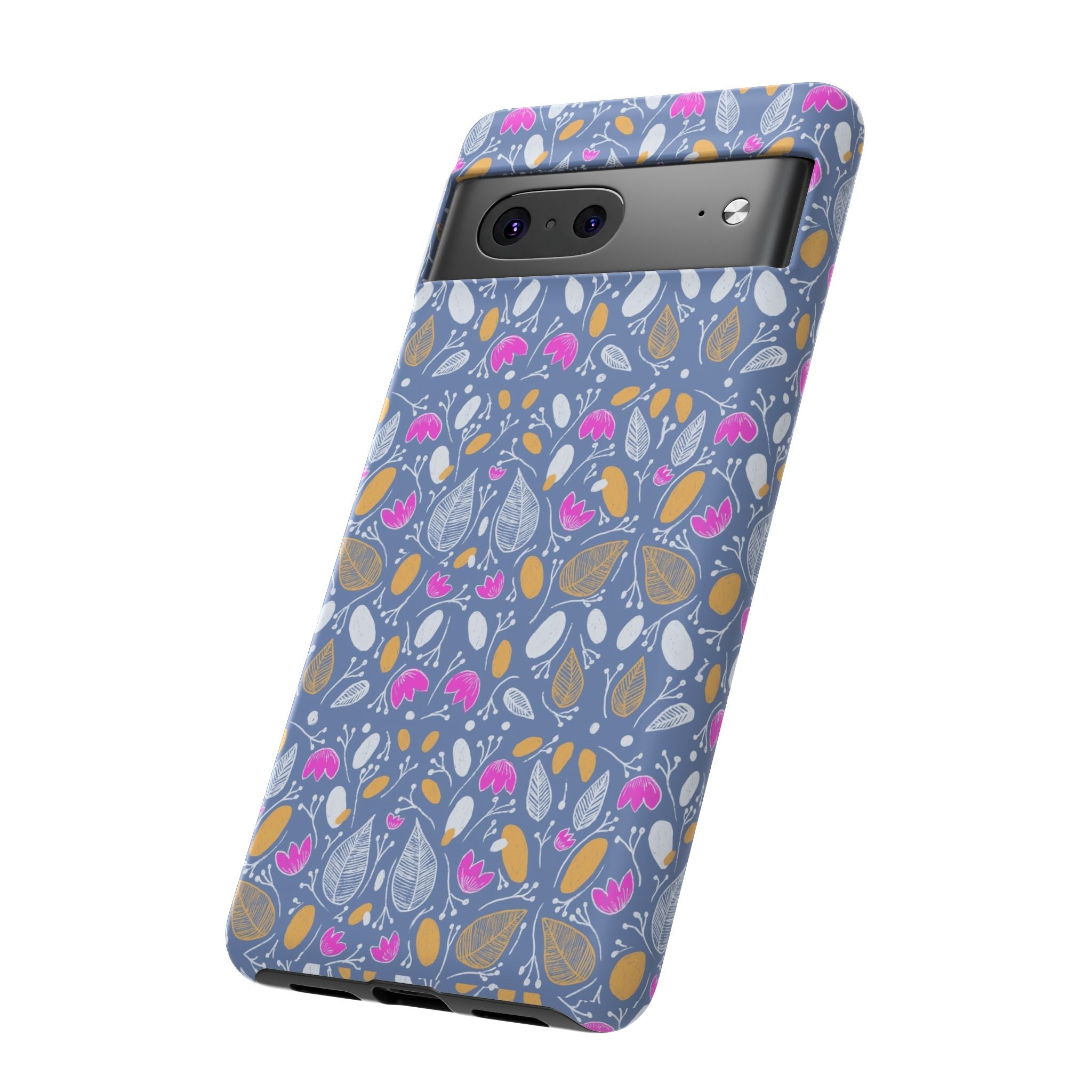 Abstract Grey Small BotanicThemed Tough Cases-Matte and Glossy Printify