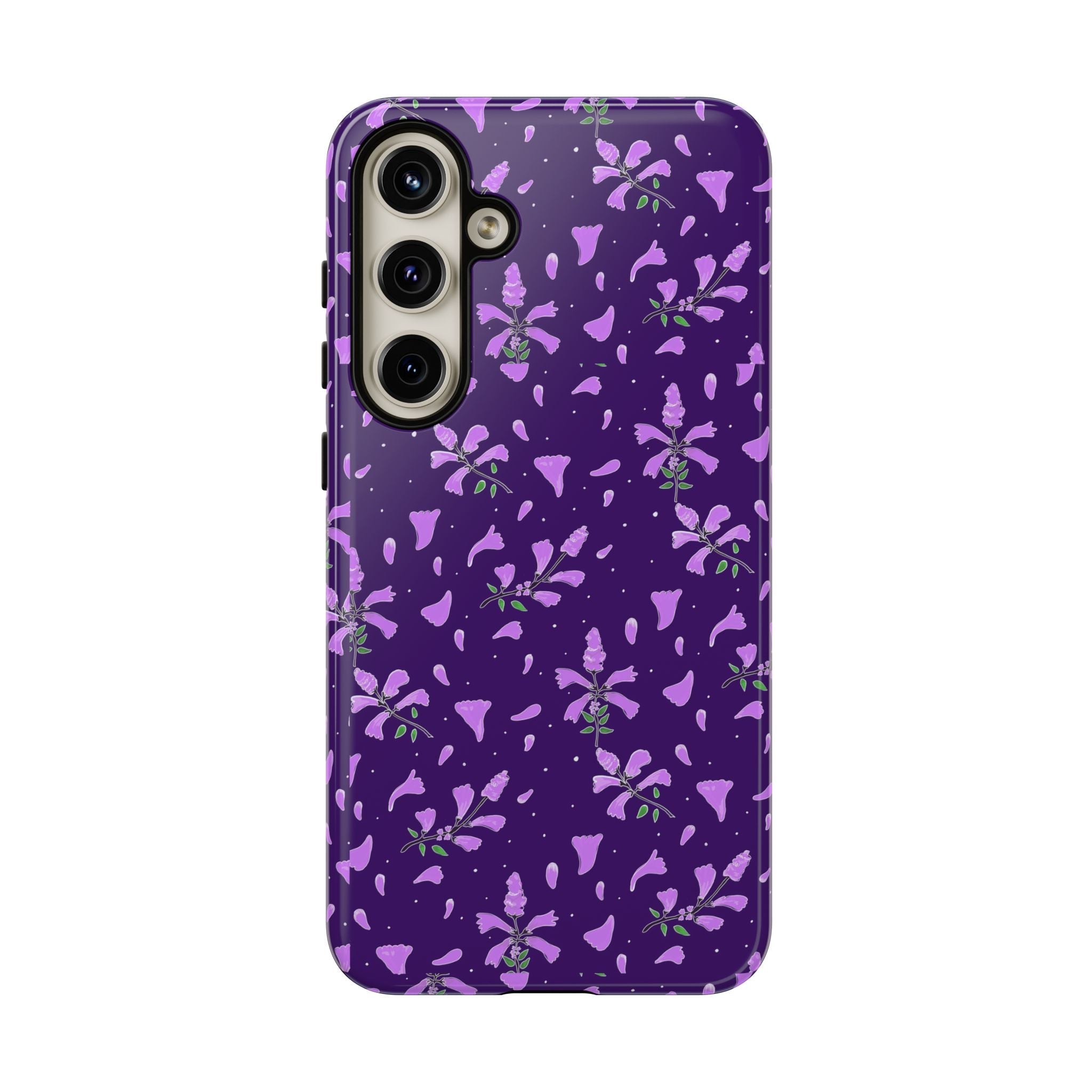 Purple Wild Flower Tough Phone Cases Printify
