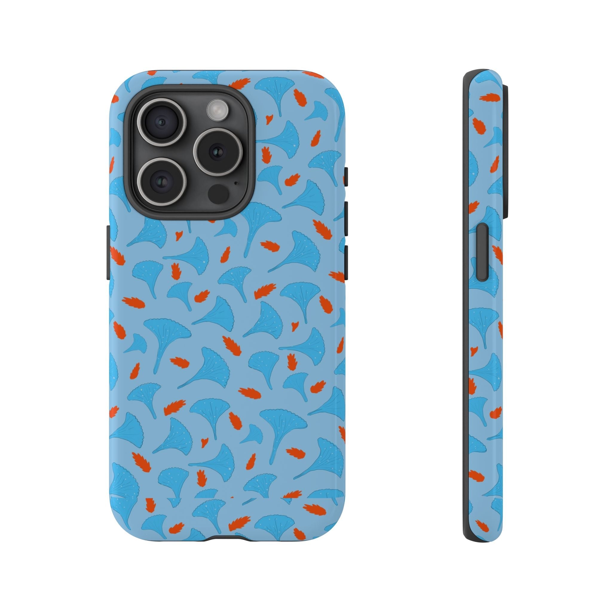 Blue Orange Odd Shape Themed Tough Cases Printify