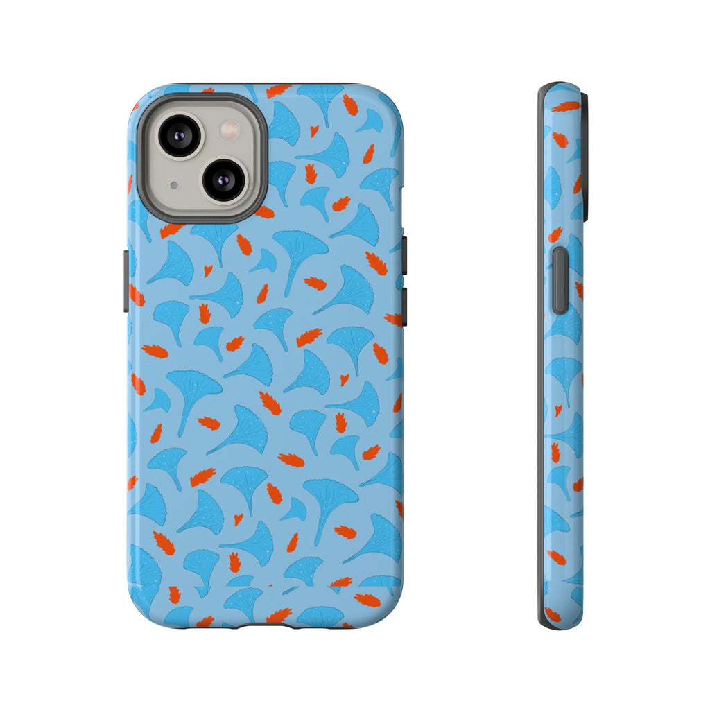 Blue Orange Odd Shape Themed Tough Cases Printify