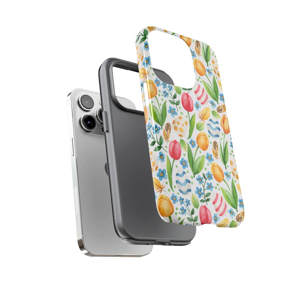 Cute Tulip Egg Theme Tough Cases Printify