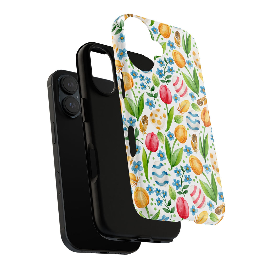 Cute Tulip Egg Theme Tough Cases Printify