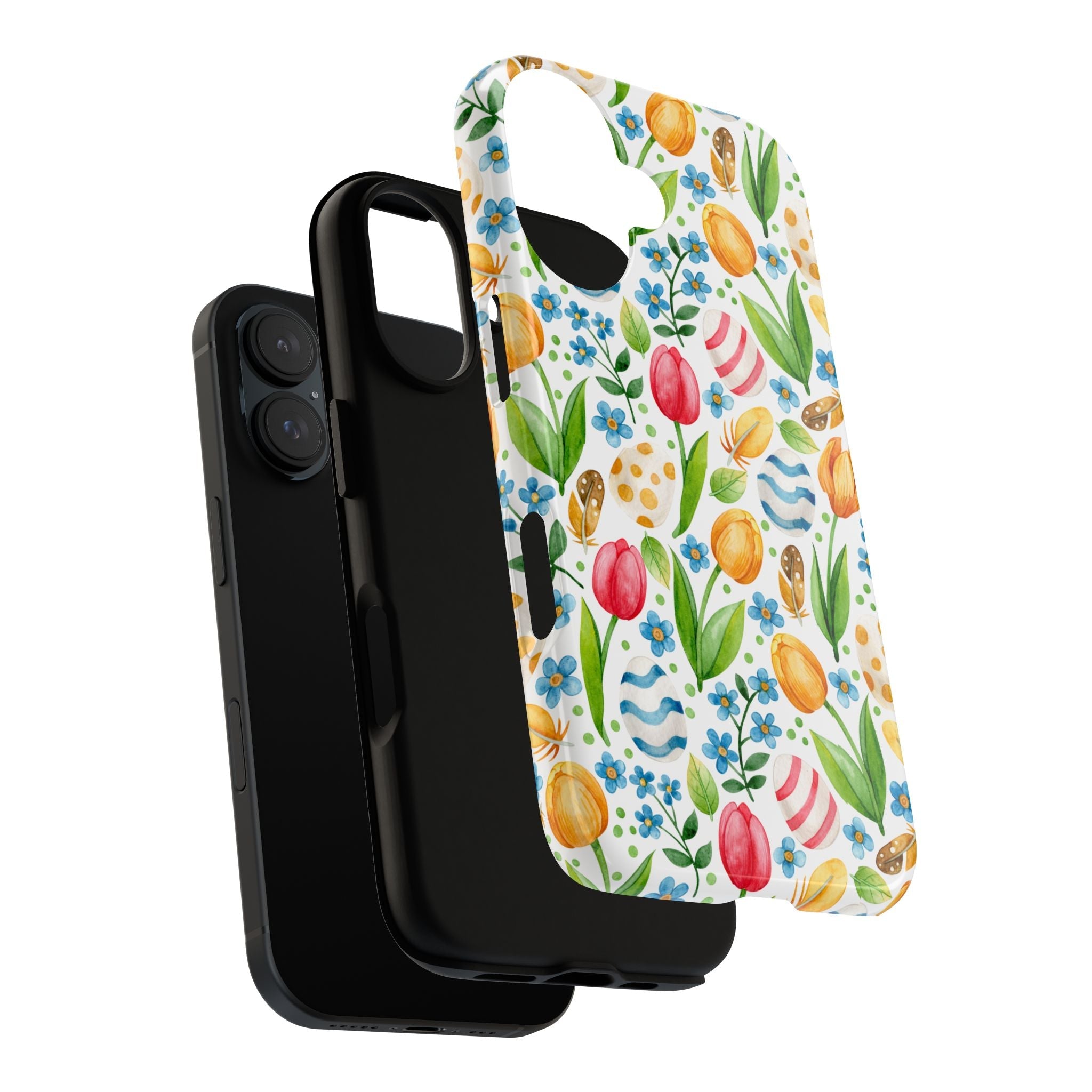 Cute Tulip Egg Theme Tough Cases Printify