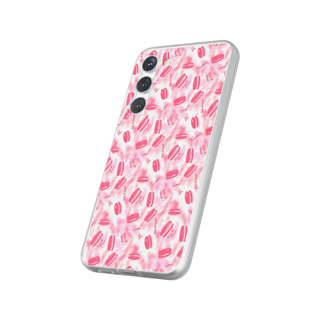 Macaron Hand Drawn Designed Flexi Phone Cases Printify