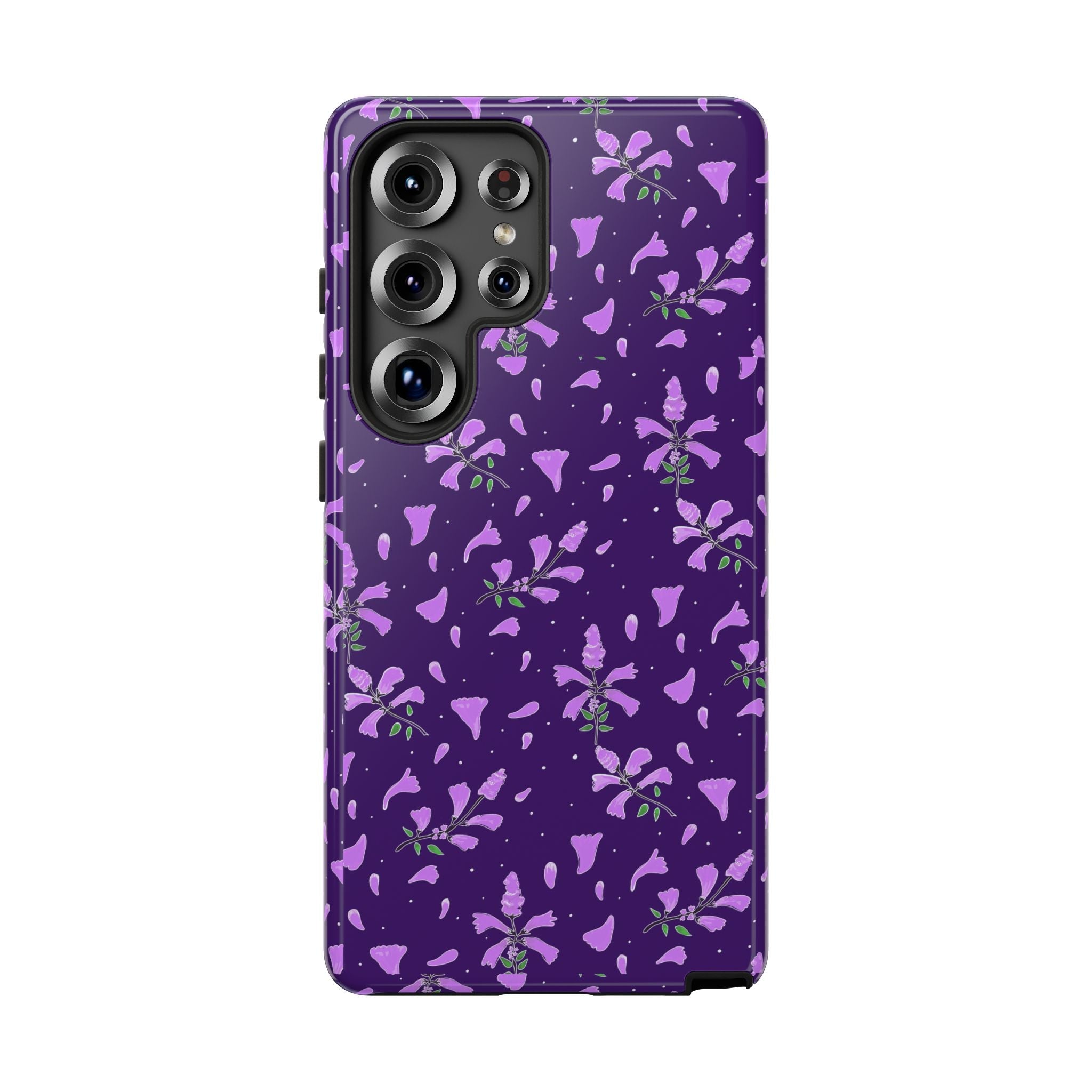 Purple Wild Flower Tough Phone Cases Printify