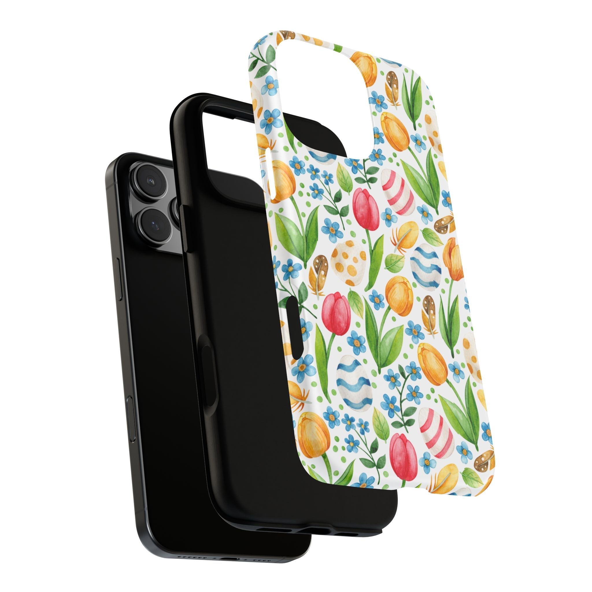 Cute Tulip Egg Theme Tough Cases Printify