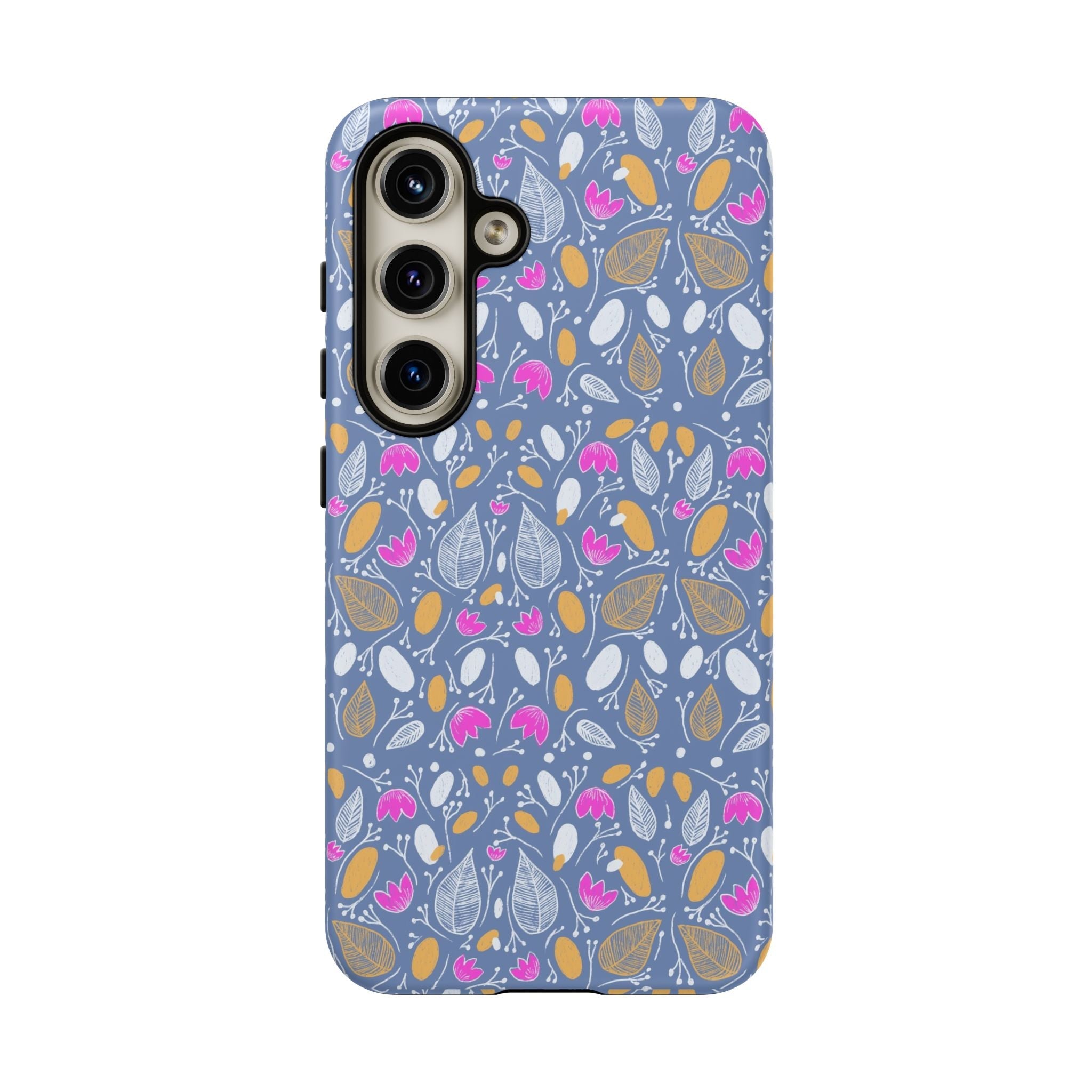 Abstract Grey Small BotanicThemed Tough Cases-Matte and Glossy Printify