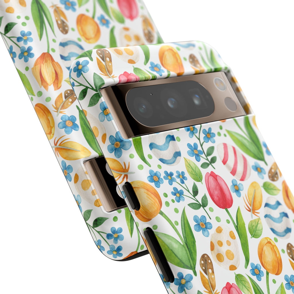 Cute Tulip Egg Theme Tough Cases Printify