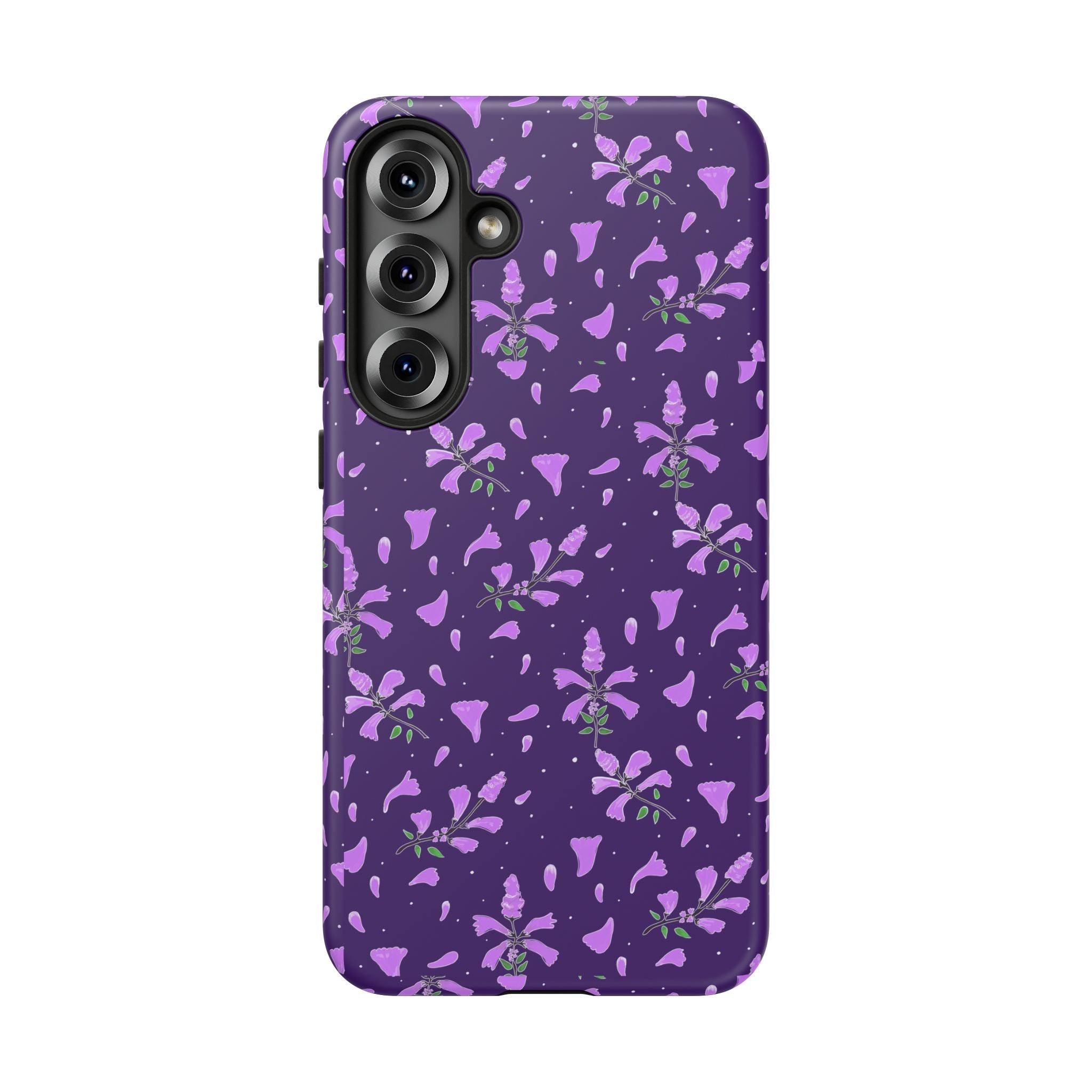 Purple Wild Flower Tough Phone Cases Printify