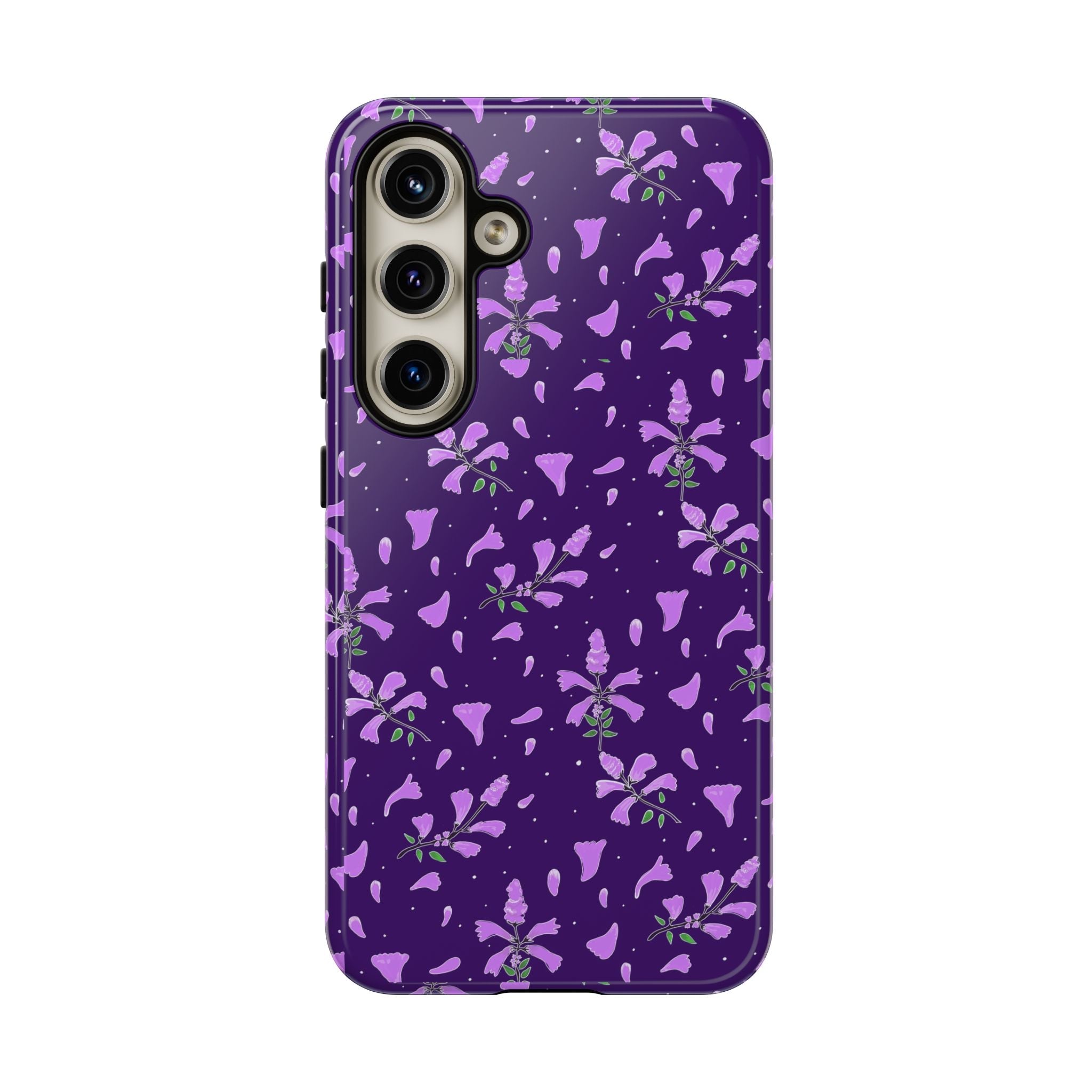 Purple Wild Flower Tough Phone Cases Printify