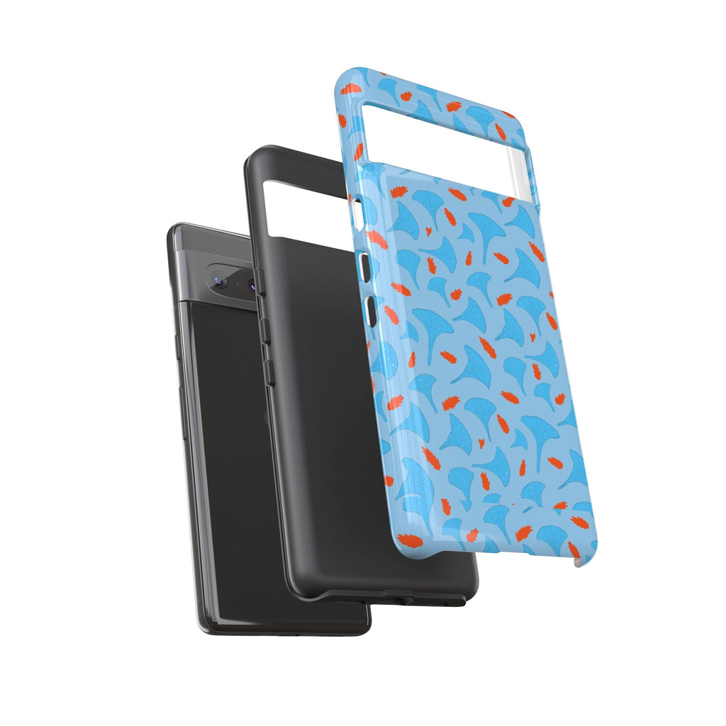 Blue Orange Odd Shape Themed Tough Cases Printify