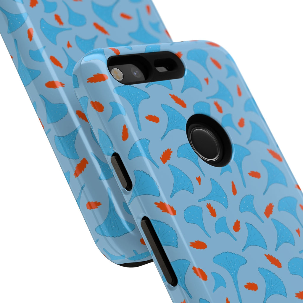 Blue Orange Odd Shape Themed Tough Cases Printify