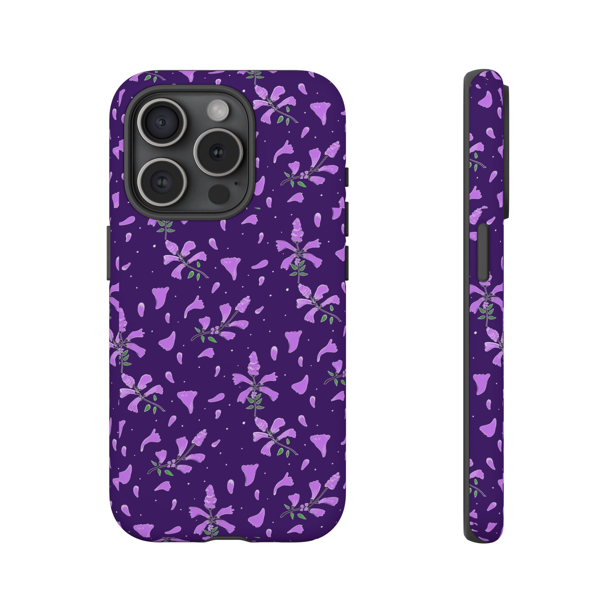 Purple Wild Flower Tough Phone Cases Printify