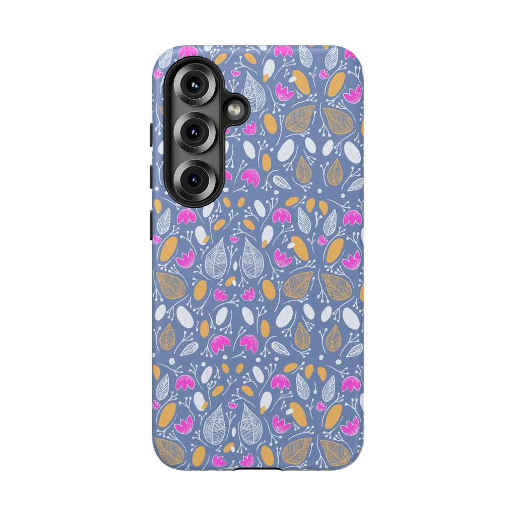 Abstract Grey Small BotanicThemed Tough Cases-Matte and Glossy Printify