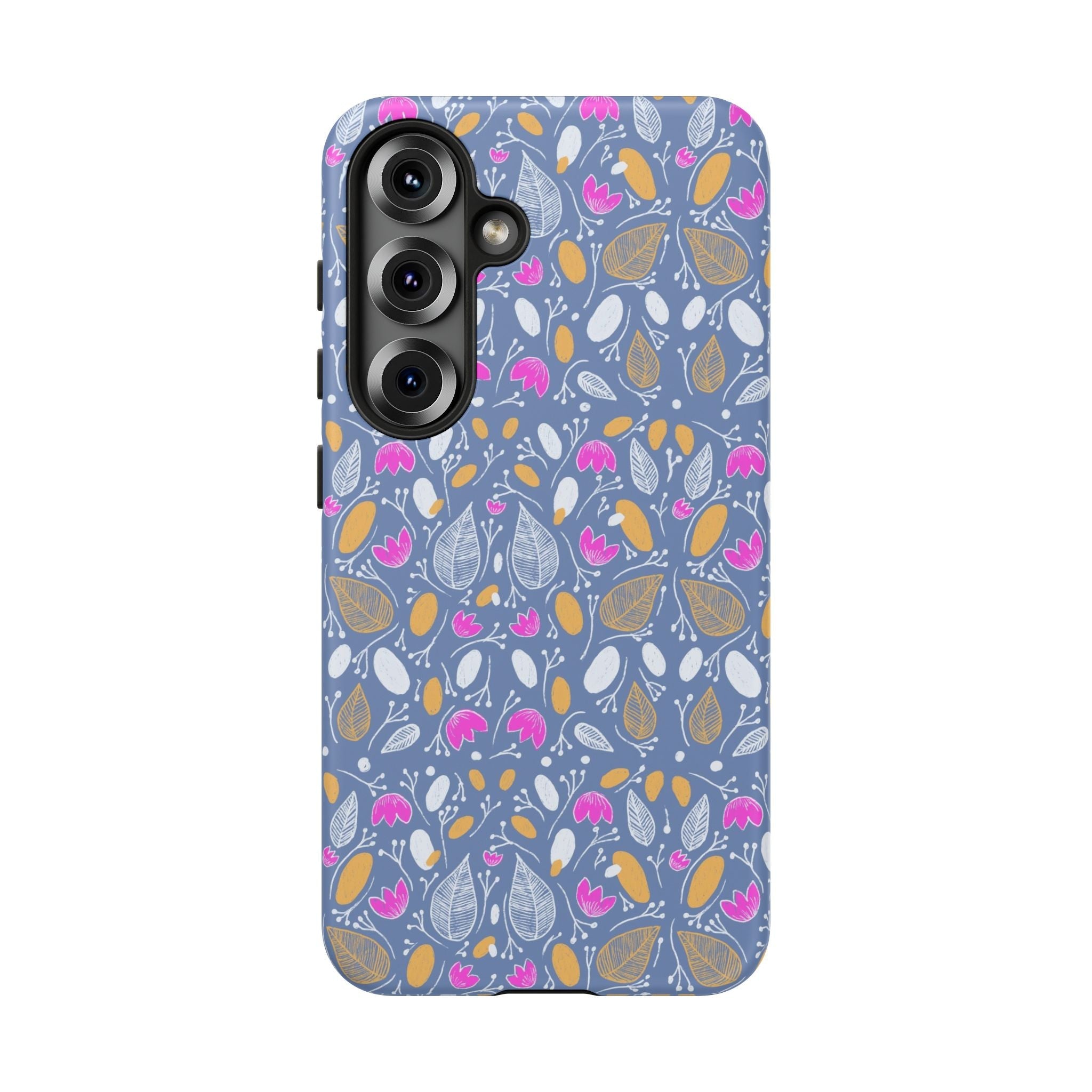 Abstract Grey Small BotanicThemed Tough Cases-Matte and Glossy Printify