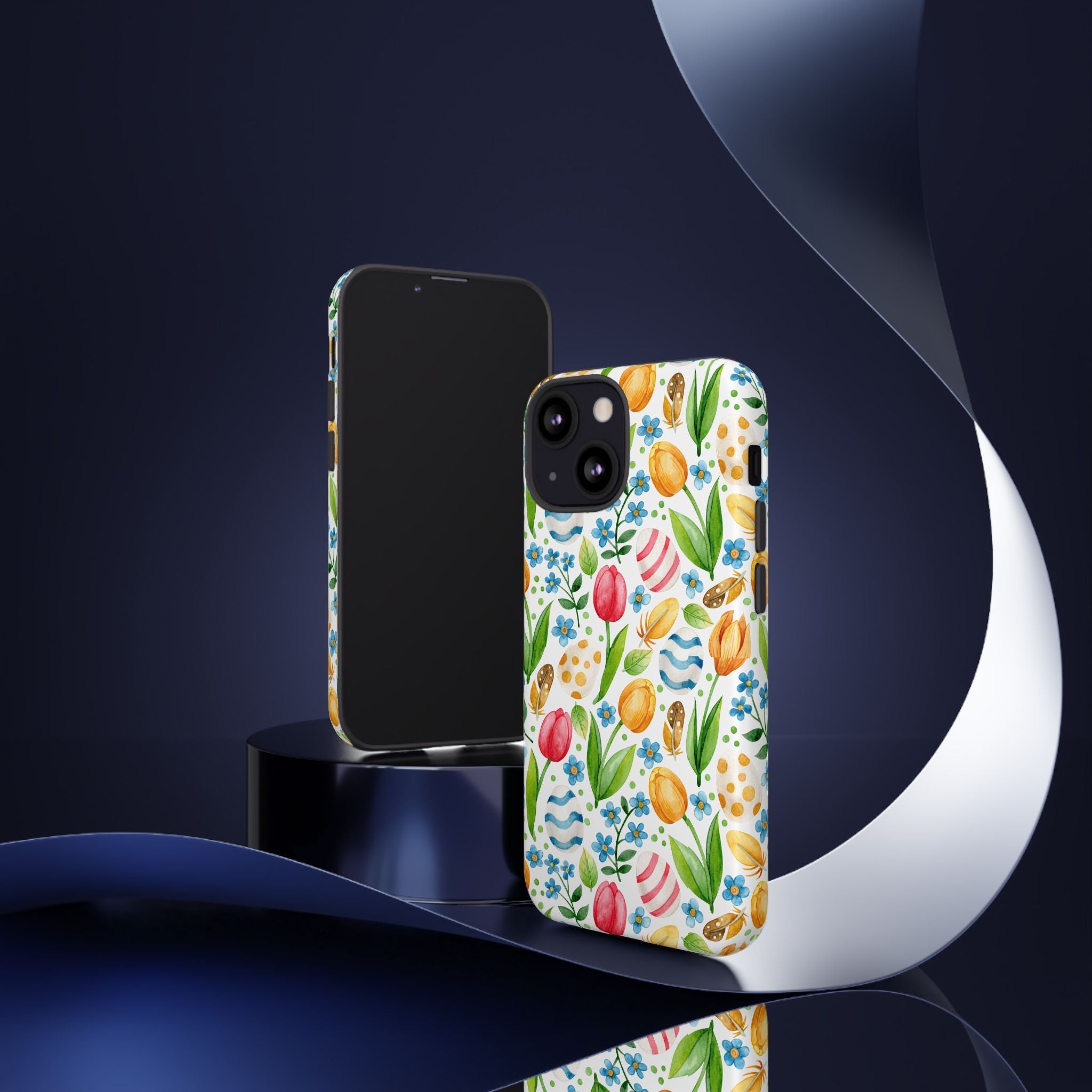 Cute Tulip Egg Theme Tough Cases Printify