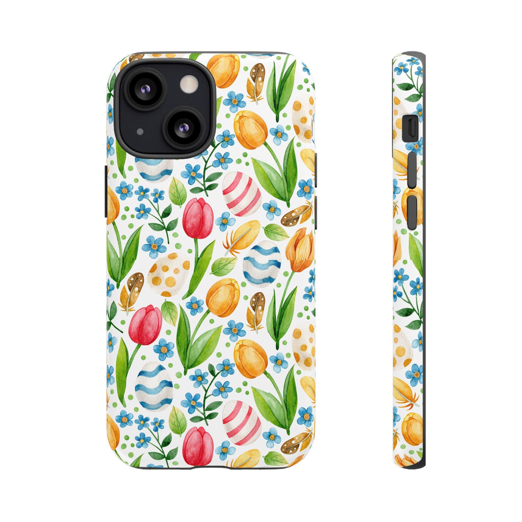 Cute Tulip Egg Theme Tough Cases Printify