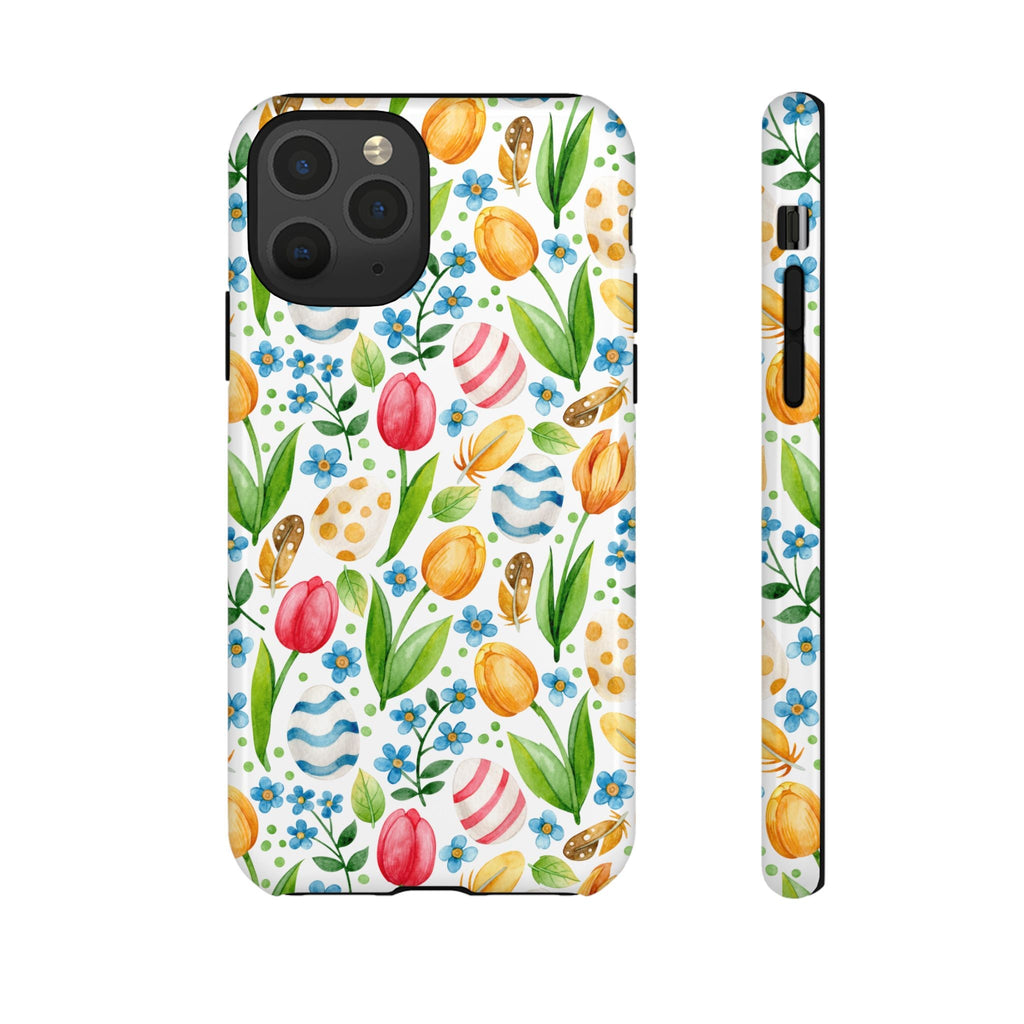 Cute Tulip Egg Theme Tough Cases Printify