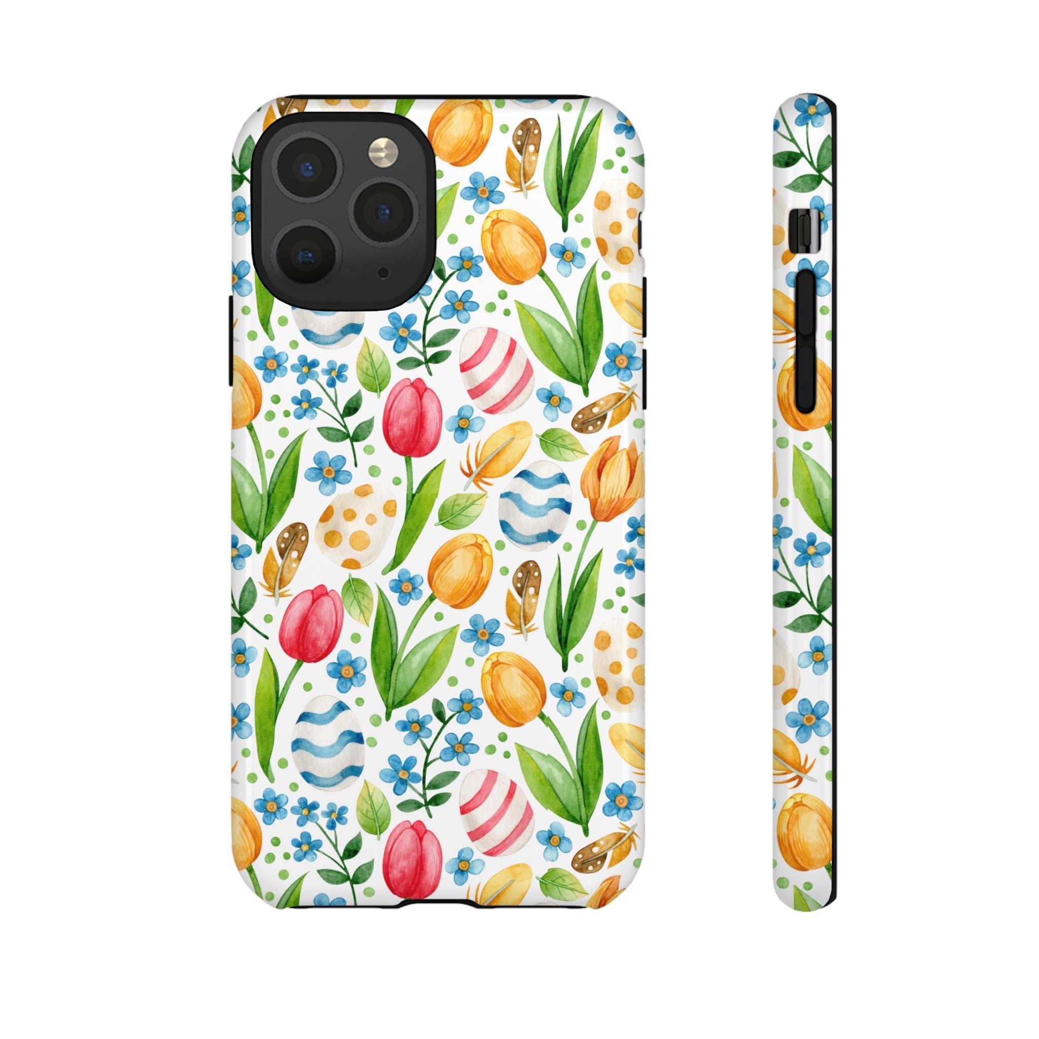 Cute Tulip Egg Theme Tough Cases Printify