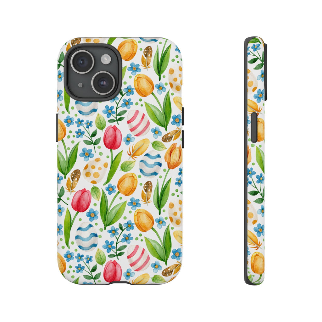 Cute Tulip Egg Theme Tough Cases Printify
