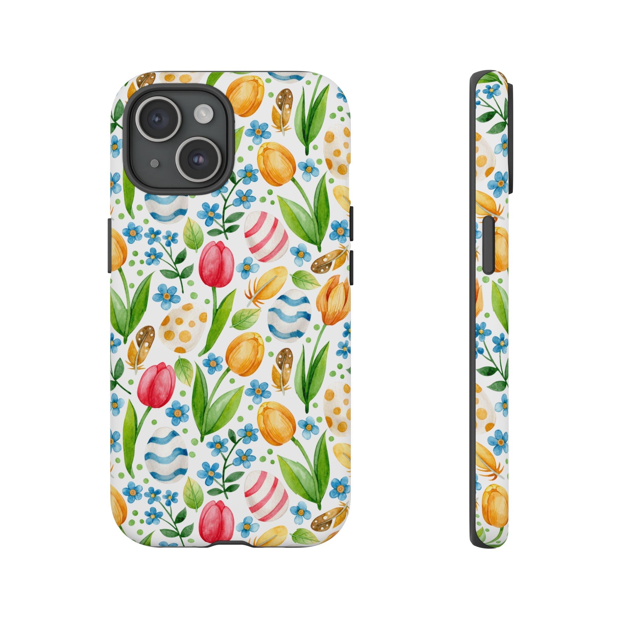 Cute Tulip Egg Theme Tough Cases Printify